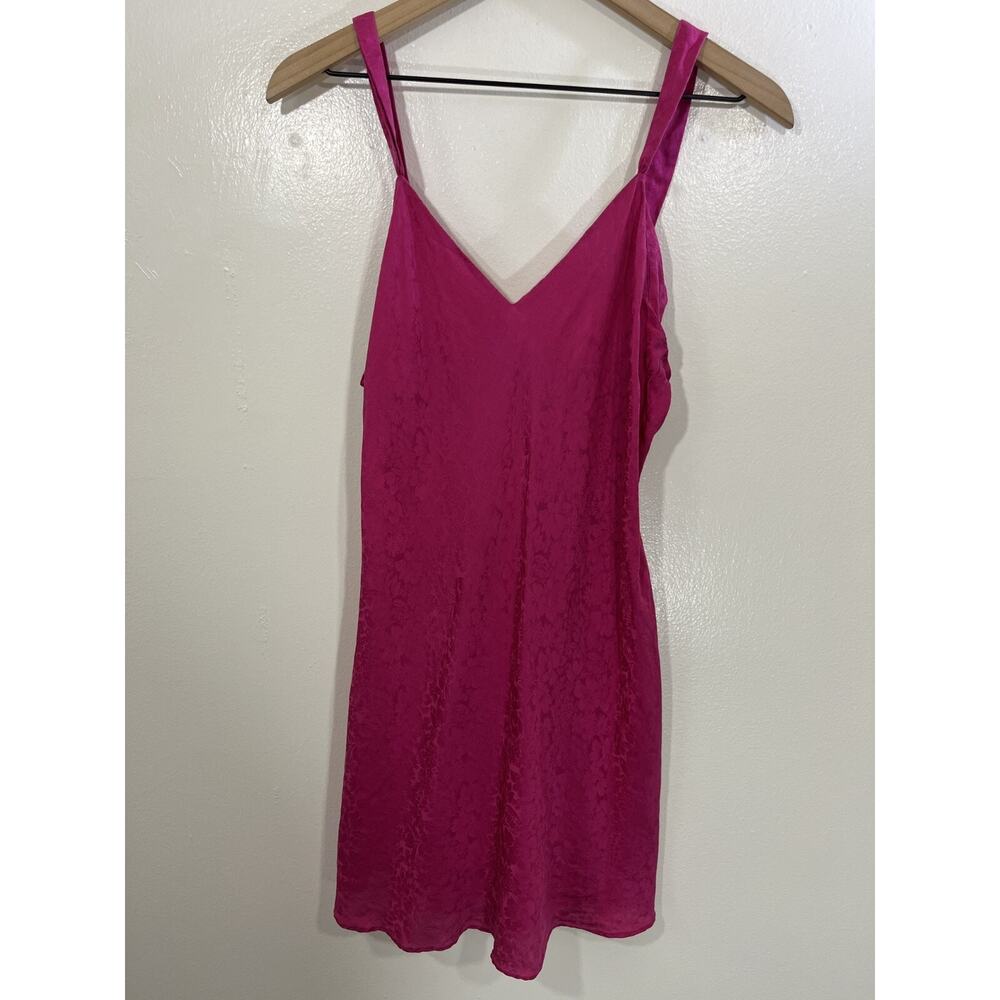 August Silk Pink Midi Dress